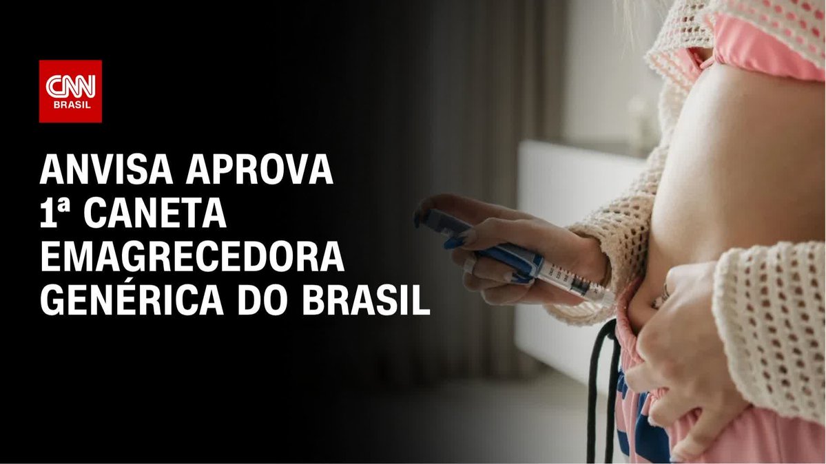 🚨URGENTE - Anvisa aprova duas novas canetas emagrecedoras, sendo uma delas a primeira genérica da semaglutida