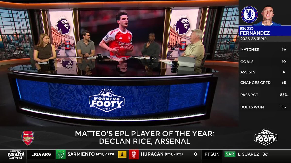 "If he stays at Chelsea, I think he'll be Player of the Year." Michael Lahoud caused a stir in the Morning Footy studio with his shout for Premier League Player of the Year 🗣️
