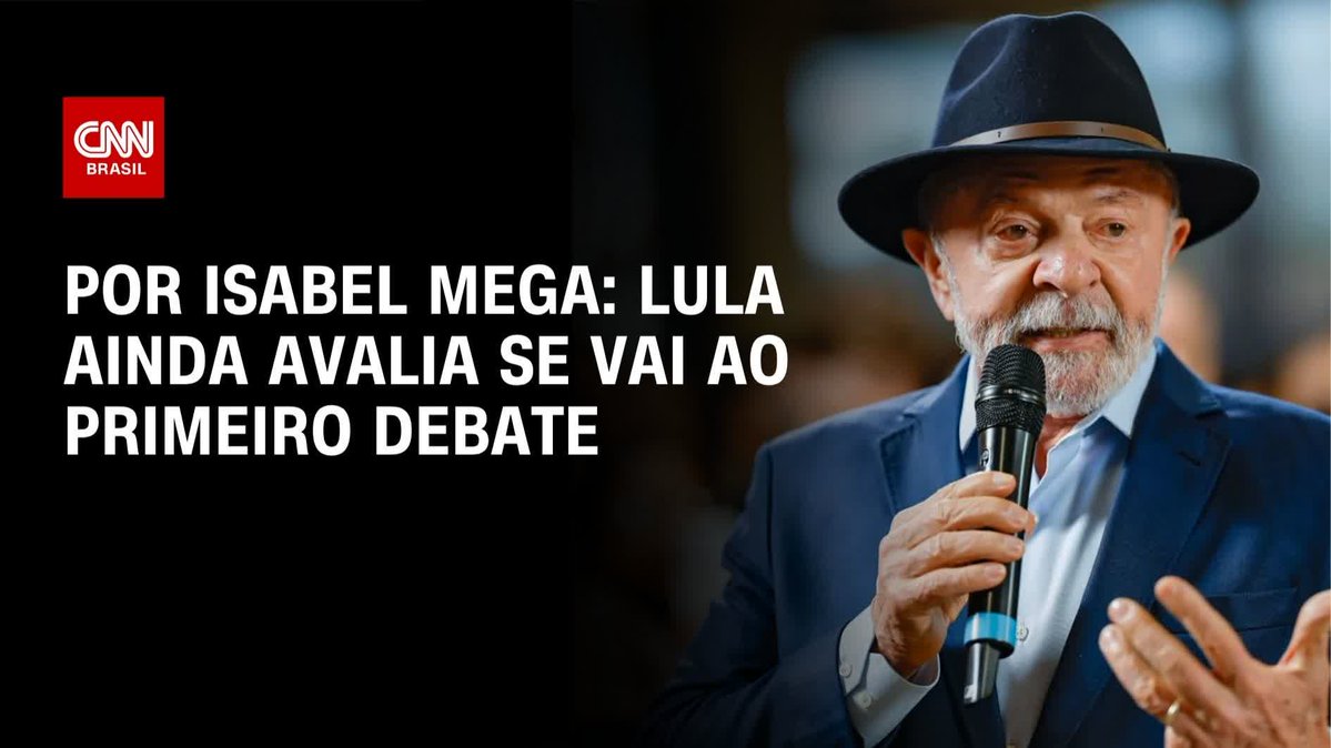 Por Isabel Mega: Lula ainda avalia se vai ao primeiro debate; assista #BastidoresCNN