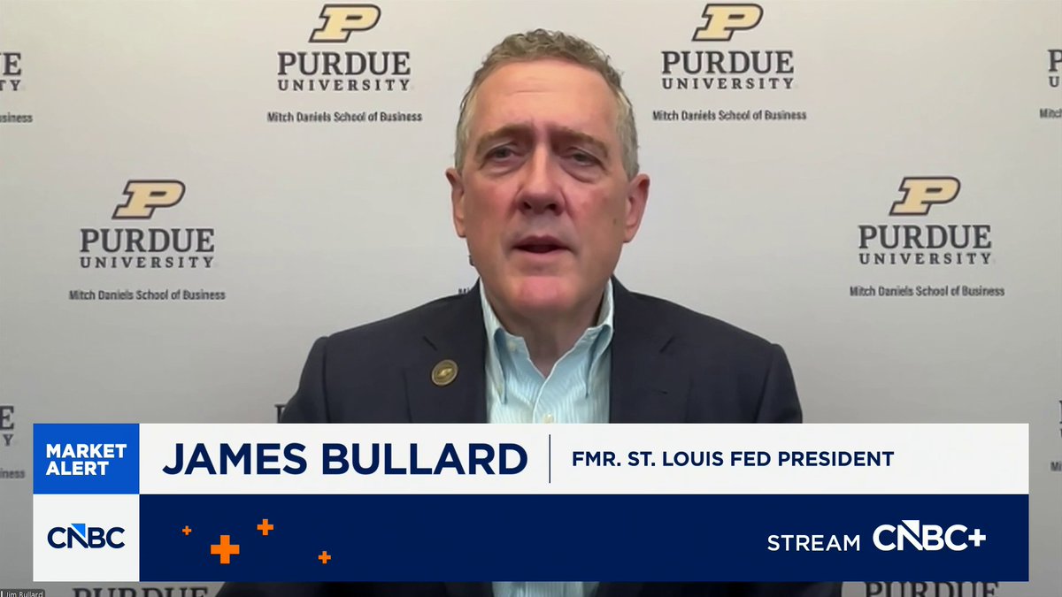 "Why not do it now," says Fmr. St. Louis Fed President Jim Bullard of the central bank hiking interest rates. "You don't want to wait until the economy is suffering."