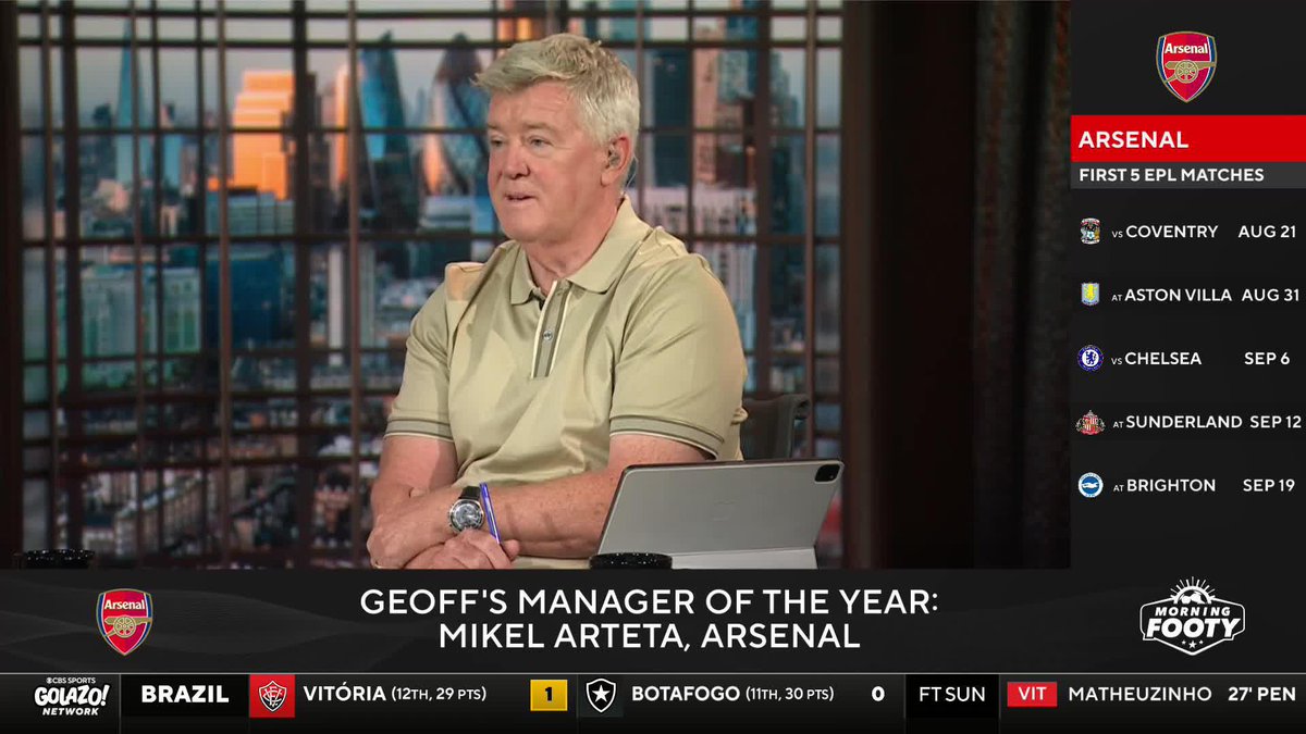 "You can't call Arsenal bottlers anymore. That is gone. It was massive that final step that they took." Geoff Shreeves, Michael Lahoud, James Benge and Matteo Bonetti pick their 2026/27 Premier League winners 🏆