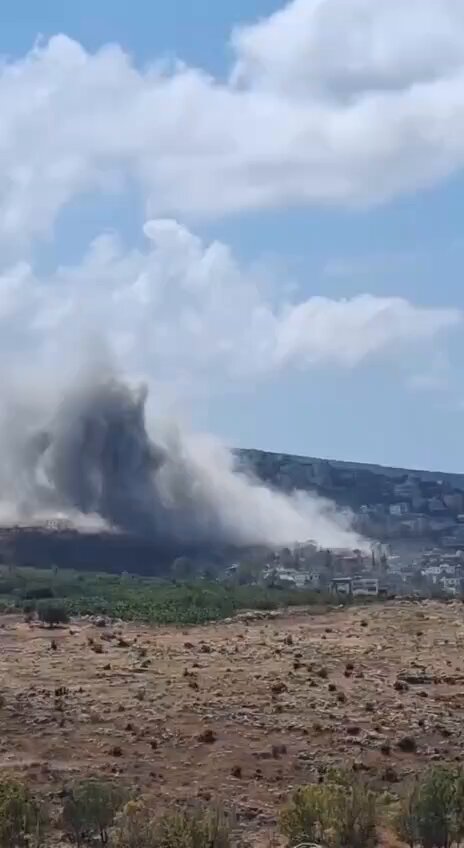 Multiple IDF airstrikes in Lebanon today. Documenting Israel