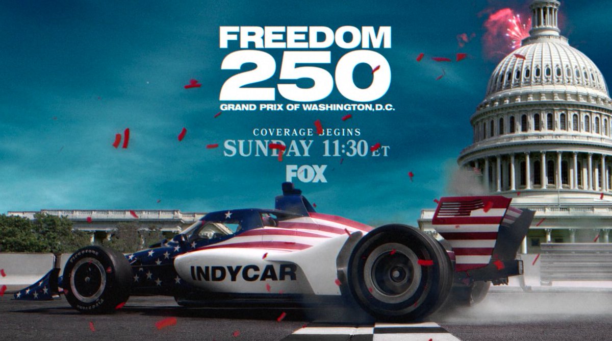 It's Freedom 250 Grand Prix of Washington, D.C. week! FOX | FOX One