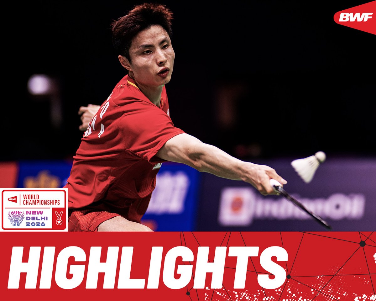 🎥 WATCH THE COMPLETE HIGHLIGHTS! India’s Ayush Shetty UPSETS World No.1 & Defending Champion Shi Yuqi of China! Too Good!!! 🤩🔥
