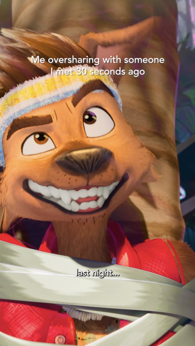 Can’t focus, too busy wapoosh-ing. ✋💥 See Raww in Forgotten Island, only in theaters September 25.
