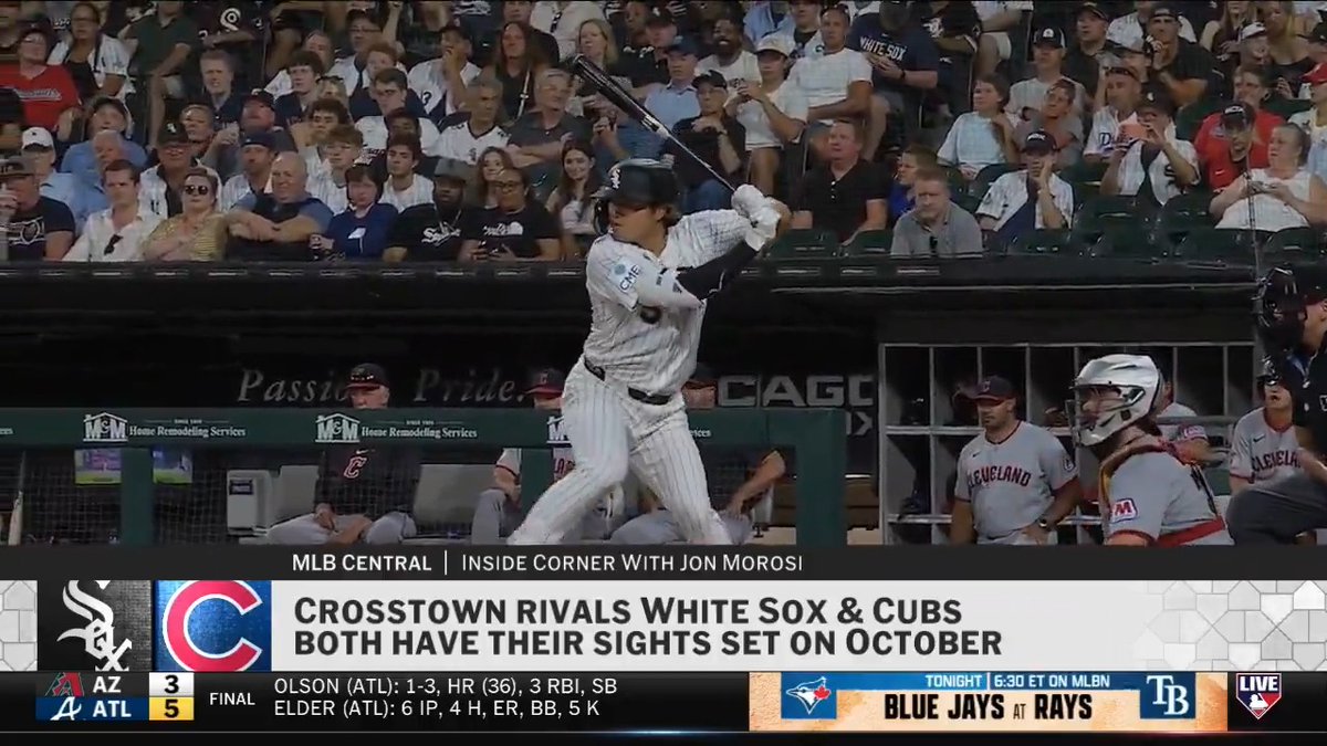 If the season ended today, both the White Sox and Cubs would be playing Postseason baseball 👀 Jon Morosi shares more on the crosstown rivals having their sights set on October.