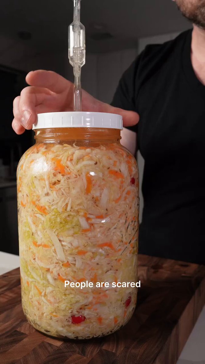 People hear “botulism” and assume fermentation is dangerous That’s not how it works Different environment Different process Different outcome Most problems don’t come from fermentation They come from breaking the process Once you understand what’s happening in the first 24–48