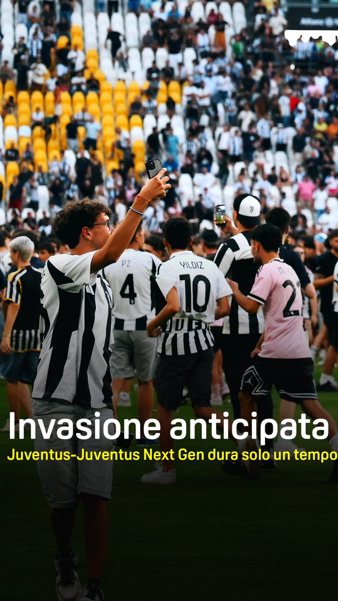 𝐈𝐧𝐯𝐚𝐬𝐢𝐨𝐧𝐞 𝐚𝐧𝐭𝐢𝐜𝐢𝐩𝐚𝐭𝐚 🏃‍♂️⚪️⚫️ Il derby casalingo in casa Juve dura solo 4️⃣5️⃣ minuti 🕰️ #JuventusJuventusNextGen