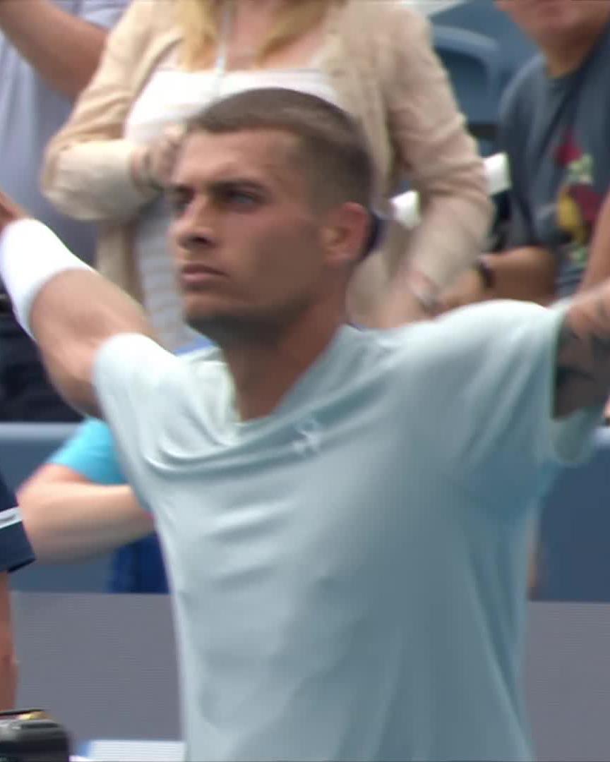 Forza Flavio 🔥 Flavio Cobolli improves to 24-1 when winning the first set in 2026 with a 7-5 4-6 7-5 win over Blockx. #CincyTennis