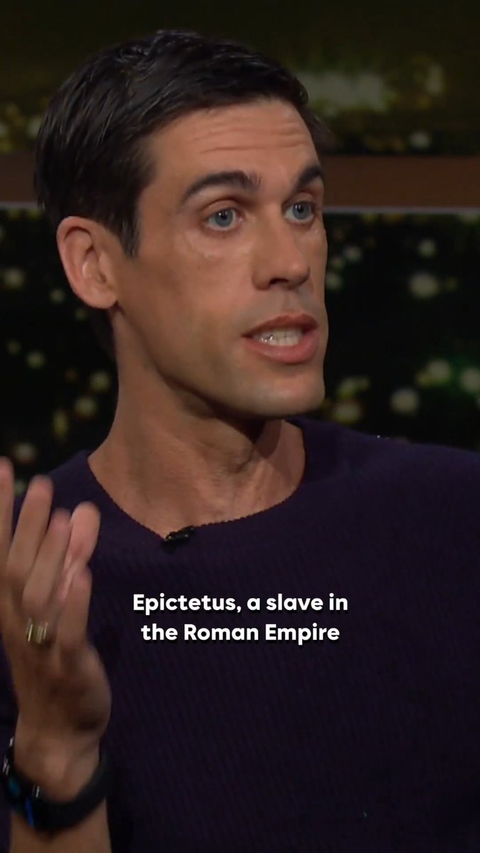 Where my Epictetus stans at? 🏛🙌 Here's a dose of Stoicism to start your week, courtesy of author and Daily Stoic podcast host Ryan Holiday. Watch his full conversation with @BillMaher, now streaming on HBO Max.