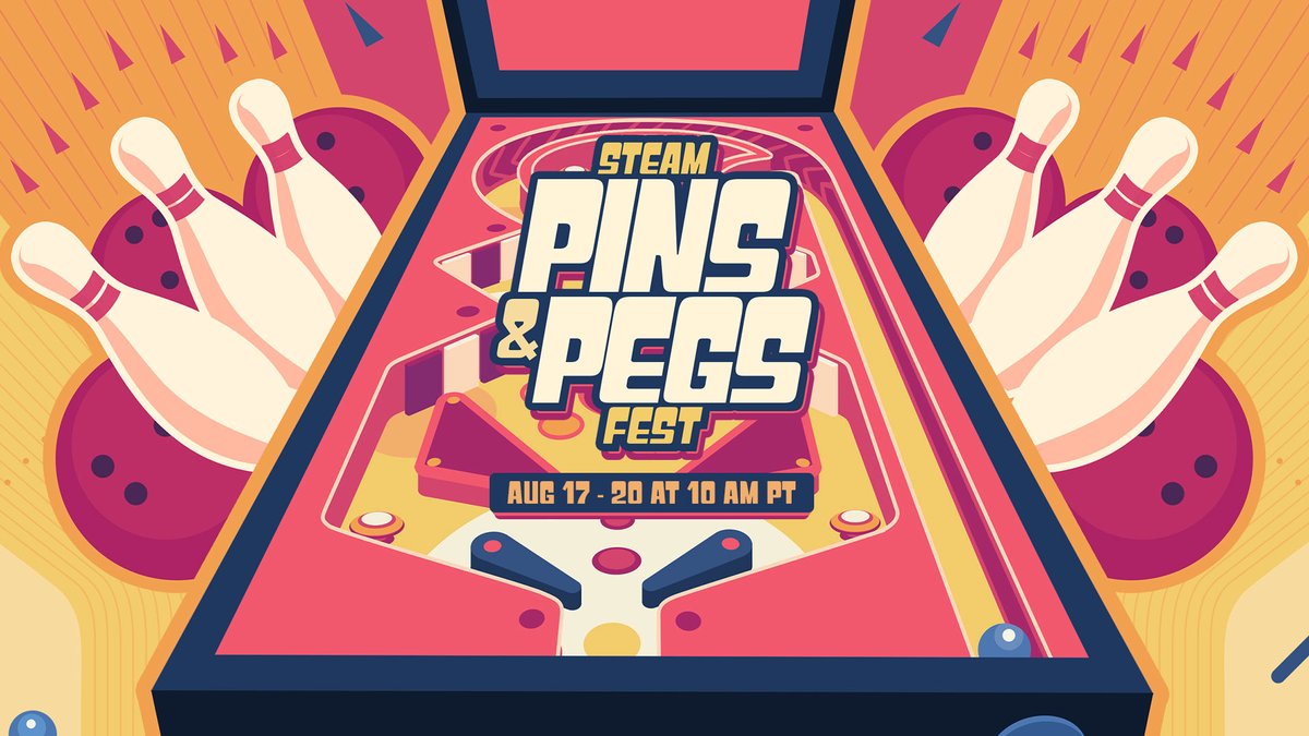 Steam Pins &amp; Pegs Fest is now live with all kinds of pinball games, pachinko/bagatelle-inspired games, brick breaker games, and of course bowling games for you to check out. Plink, plonk, and ping your way to victory until Aug 20!