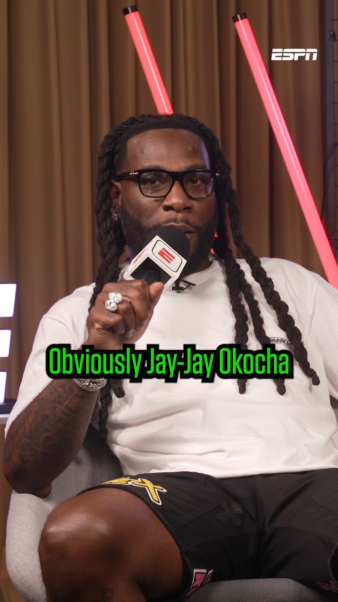 Burna Boy picks his football GOAT 🐐🇳🇬