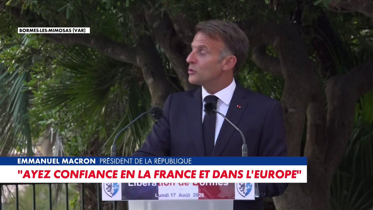 Le président Emmanuel Macron porte un message d'espoir pour l'avenir, et appelle les Français à se battre pour leurs droits : «Ayez confiance dans la jeunesse, et dans l'Europe», dans #HDPros2Ete Toute l'info est à retrouver sur