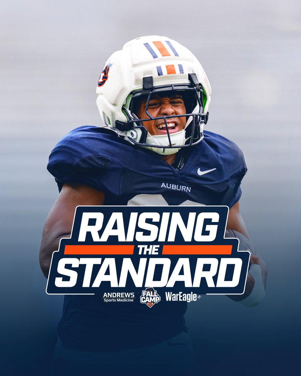 Got the goods ๐ A new episode of Raising the Standard is out tonight at 7 PM! #WarEagle x Auburn Football