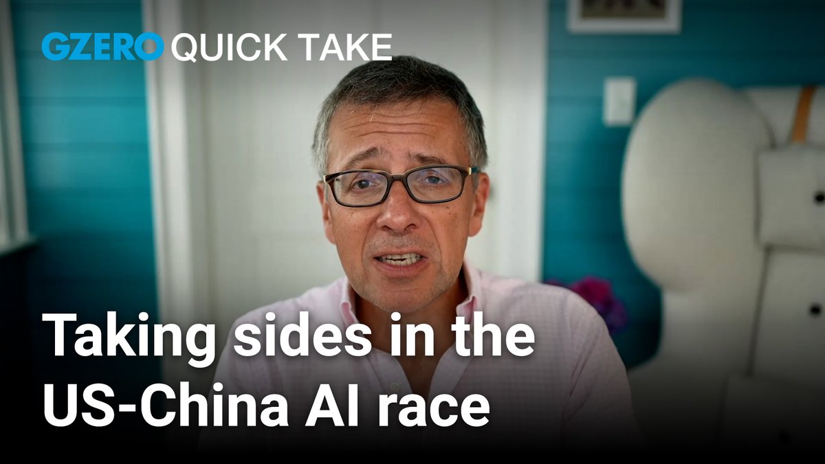 ai isn’t going to stay inside national borders. the risks and opportunities are global. can we afford to treat ai as a zero-sum fight between the us and china? GZERO Media