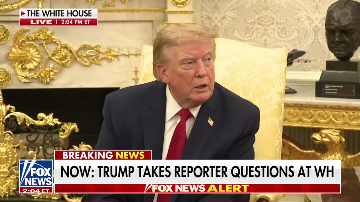 “You're a loud, boisterous person." "You're a fake reporter and you report fake news" President Trump shuts down a CNN reporter during a tense exchange in the Oval Office, calling her “disrespectful” as she repeatedly attempts to ask a follow-up question about South Korea in front of 16-year-old hero lifeguard Ryder Williams.