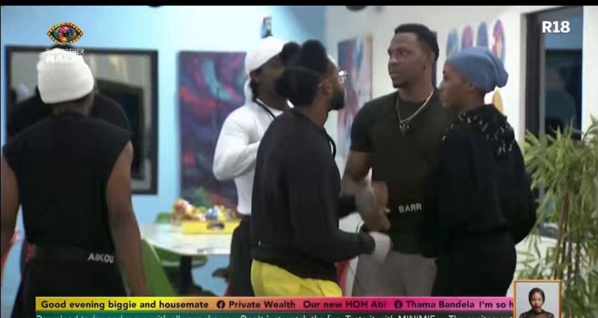 The moment blue disclosed a conversation between her and Barry🤣🤣…these two🤣🤣 Bluethopia: I would pick Araga if i win and Barry would would pick Goddessa if he also wins #BBNaija