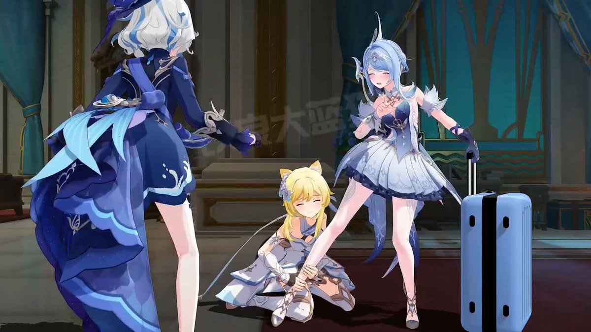 Helping Lumine and Odette with my rizz to fill the remaining spots of the Ballet team. 🥫 改良大蓝猫 on Bilibili