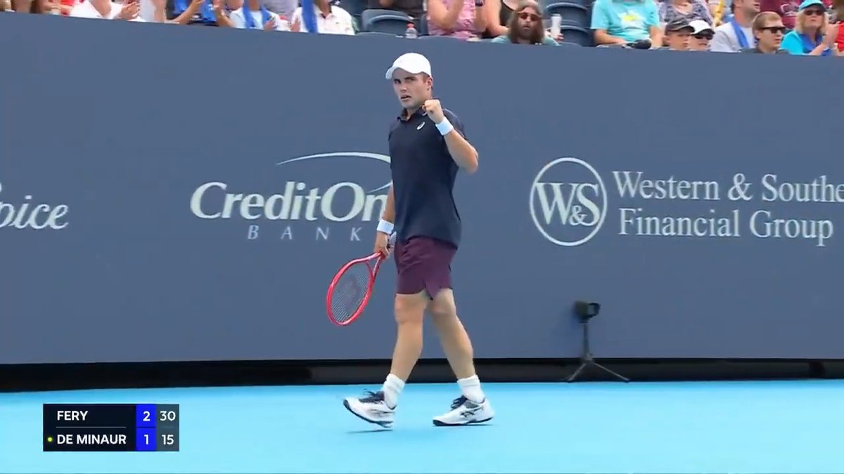 Arthur Fery is one step ahead 🧠 Cincinnati Open | #CincyTennis