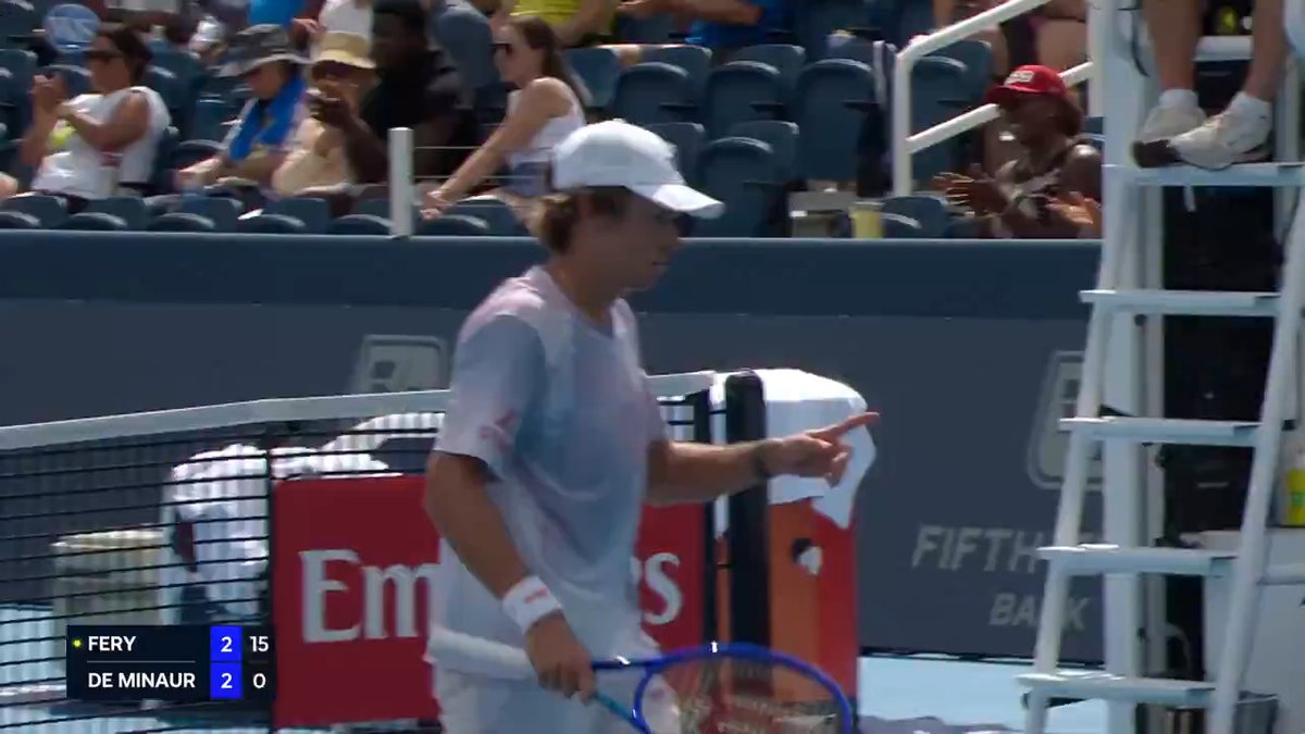 Alex de Minaur in a nutshell everyone. Cincinnati Open | #CincyTennis | Alex de Minaur