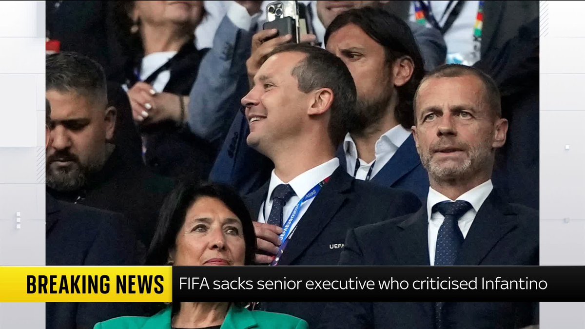 BREAKING: FIFA has sacked one of its most senior figures after he criticised Gianni Infantino's plan to sell part of the World Cup to investors, Sky News understands. Read more: