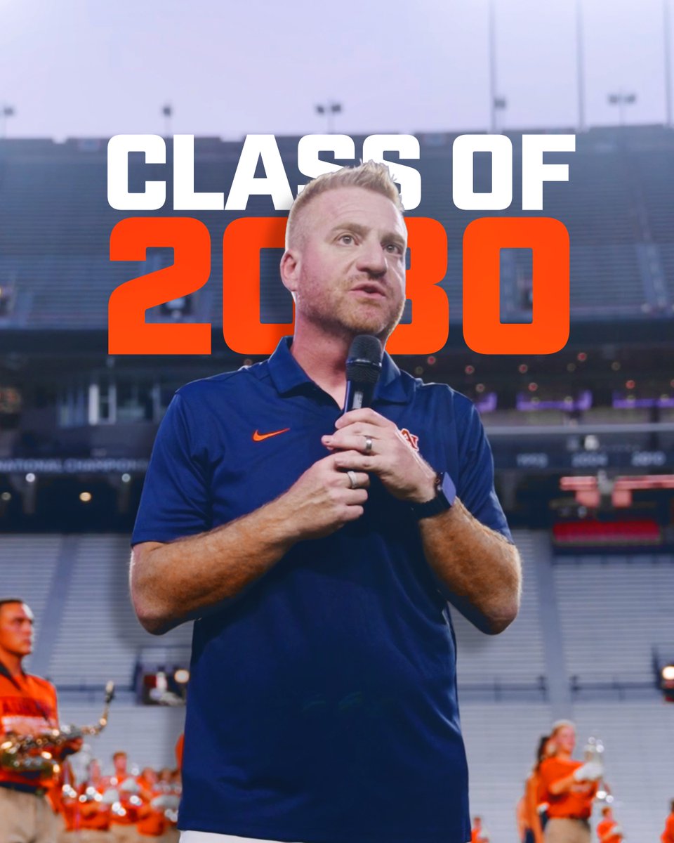 Class of 2030, let's go to work! 🦅 Alex Golesh | #WarEagle