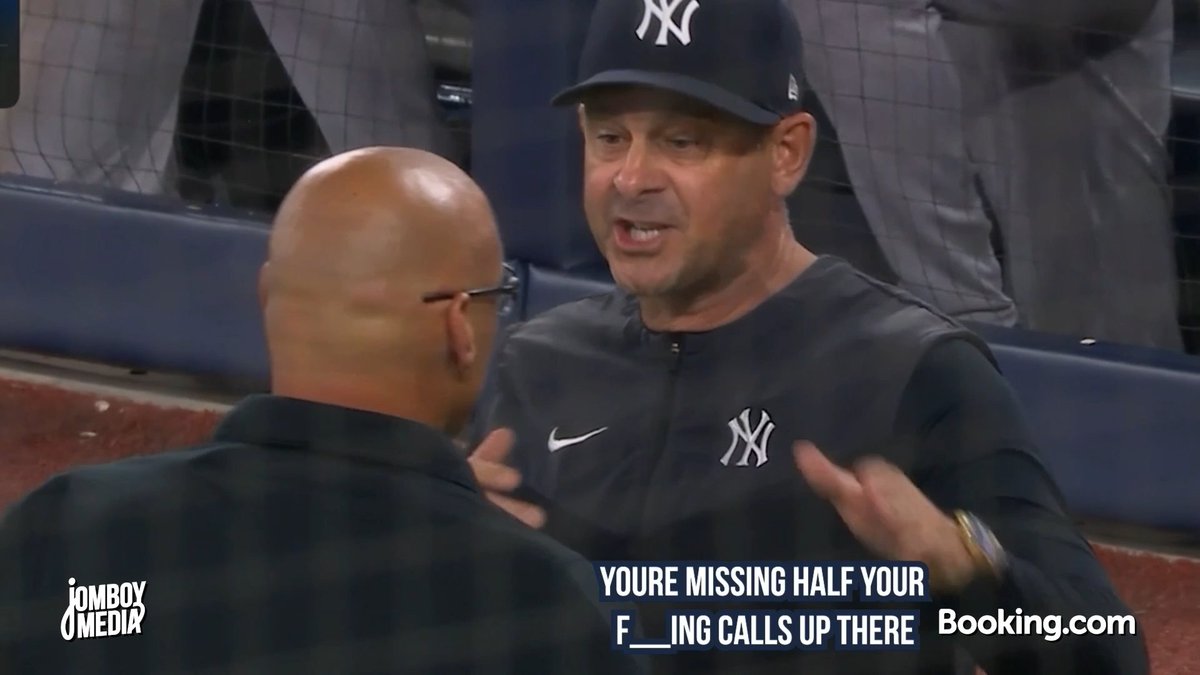 Aaron Boone thinks the umpire was looking to lash out on someone because he was having a poor performance, a breakdown