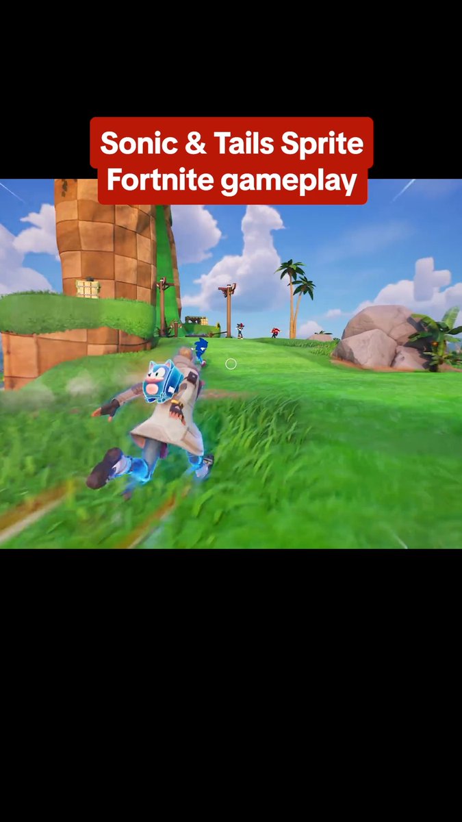 Run with the Sonic Sprite and fly with the Tails Sprite in the upcoming Fortnite Override season: