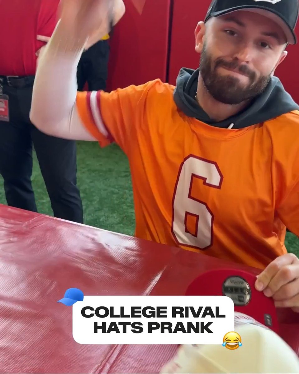 Rage baiting our players with college rival hats ๐งข๐