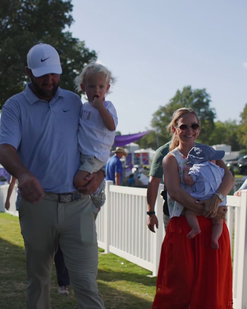 World No. 1 is back in the winner’s circle 🏆 Go behind the scenes of Scottie Scheffler’s 21st victory FedEx St. Jude Championship. (Presented by FAGE)