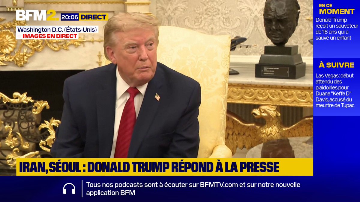💬"Ça va rendre le Royaume-Uni sacrément riche" Donald Trump pense que le nouveau Premier ministre britannique, Andy Burnham, va "ouvrir la mer du Nord" #BFM2