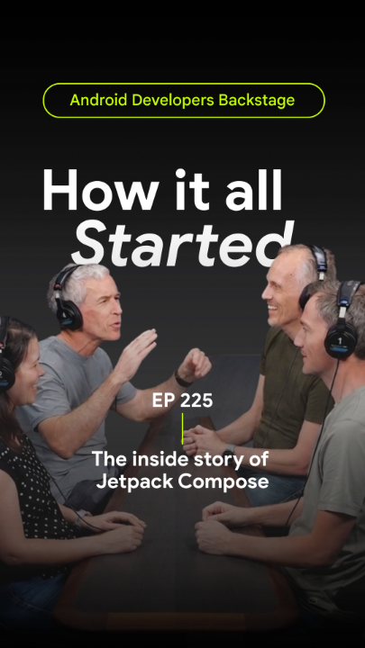 Jetpack Compose went through a trial by fire at its introduction by being first used in the Play Store. 🔥 Learn more about the history of Jetpack Compose in the Android Developers Backstage Podcast.