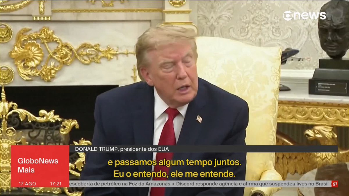 Trump diz que Kim Jong-Un sempre o tratou com "grande respeito": "Me dou bem com ele". ➡️ #GloboNewsMais - de segunda a sexta, às 16h, na #GloboNews