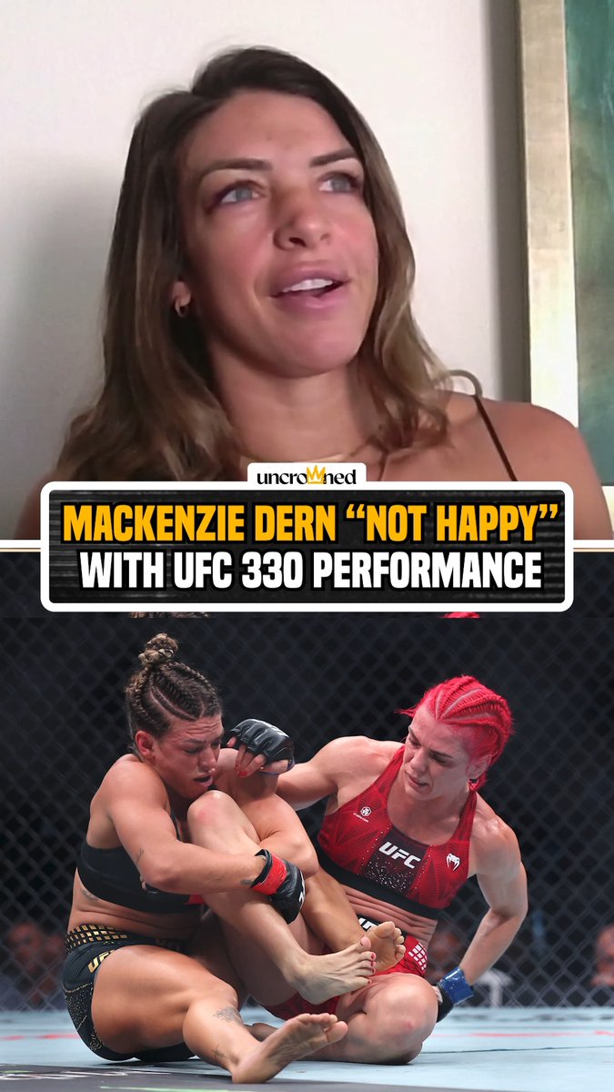 "I think I should have done a lot of that stuff better. I should have finished that fight, honestly." Mackenzie Dern knows she could've performed better at #UFC330 #HelwaniShow