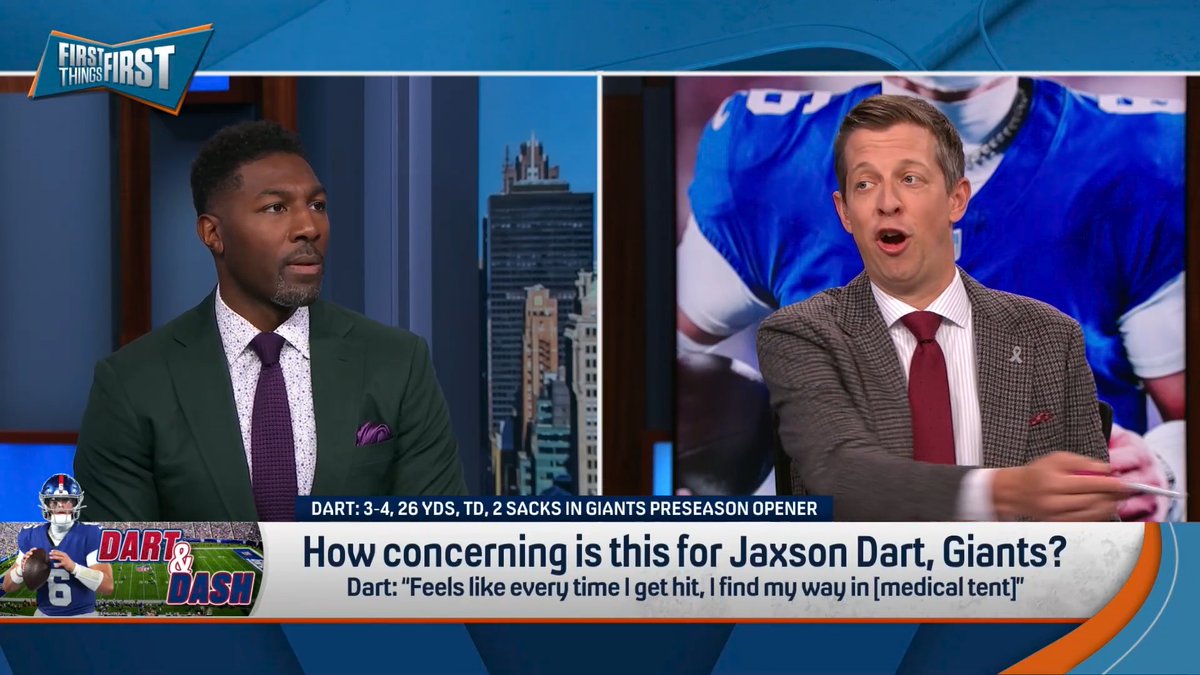 “I don’t get how running back blows an assignment, quarterback gets the wind knocked out of him is more of a thing than THAT play... That is like, oh, that guy can be a star.” Danny Parkins LOVED Jaxson Dart's throw to Malachi Fields: