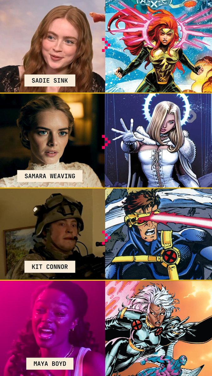 ICYMI: More X-Men casting was announced at #D23 this year 🔥 Here's everyone confirmed so far.