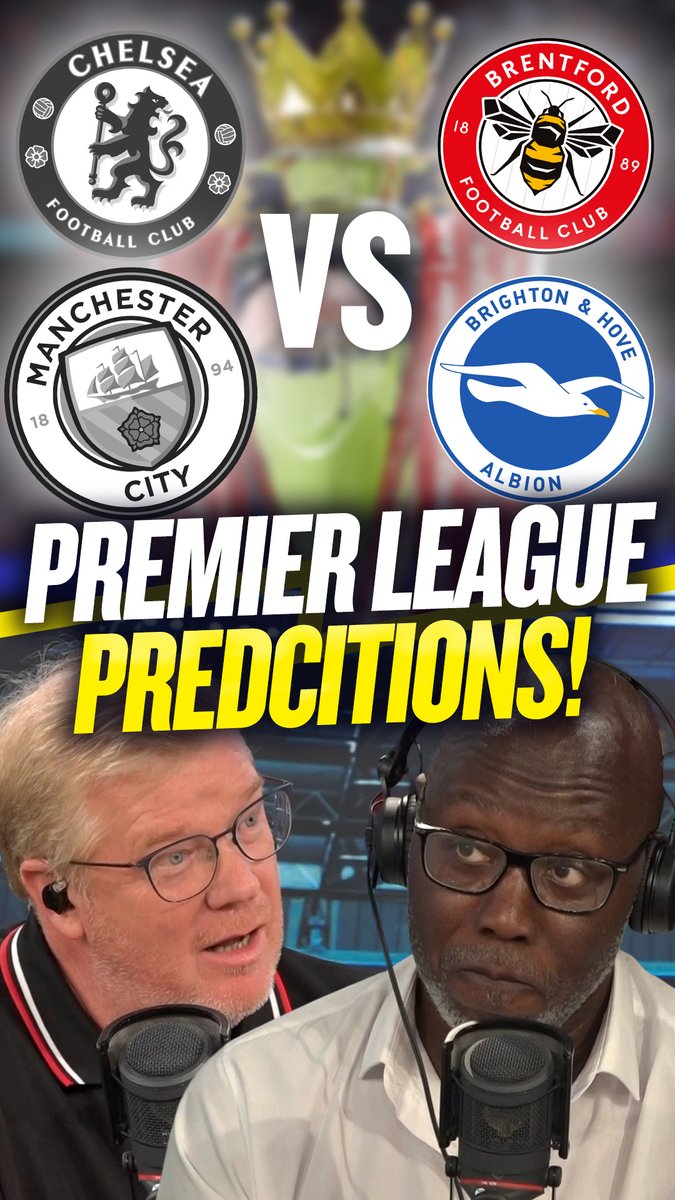 ❌ No City or Chelsea in top four? 🤯 Brentford & Brighton in the top six? 🔥 Spurs above Man United? Adrian Durham, Darren Lewis & Stuart Pearce make their first bold Premier League predictions of the season... 👀