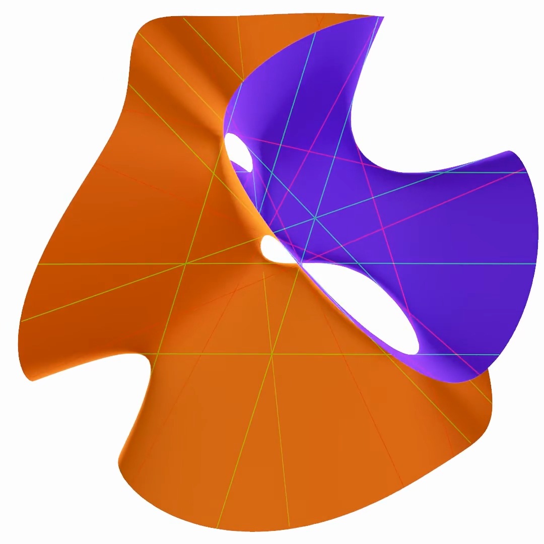 How many lines lie on a cubic surface? (The answer is 27.) A statement that’s been known for nearly 180 years has recently gained fresh nuance and relevance.