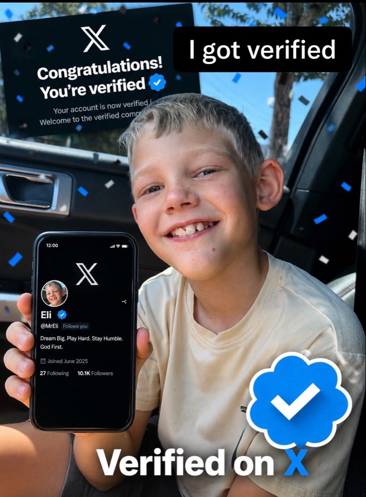 I got verified