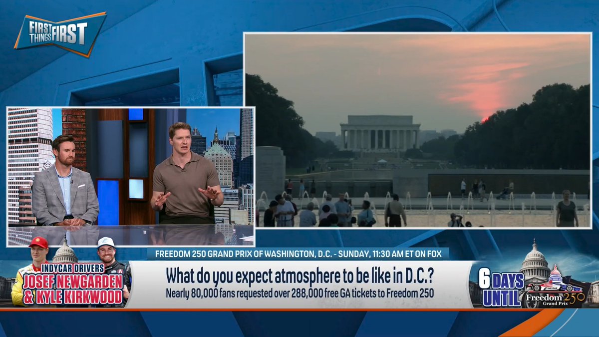 .Josef Newgarden shares what he expects the atmosphere will be like in D.C. | INDYCAR on FOX “I think it’s gonna be crazy… I don’t think we’ll ever see this again.”
