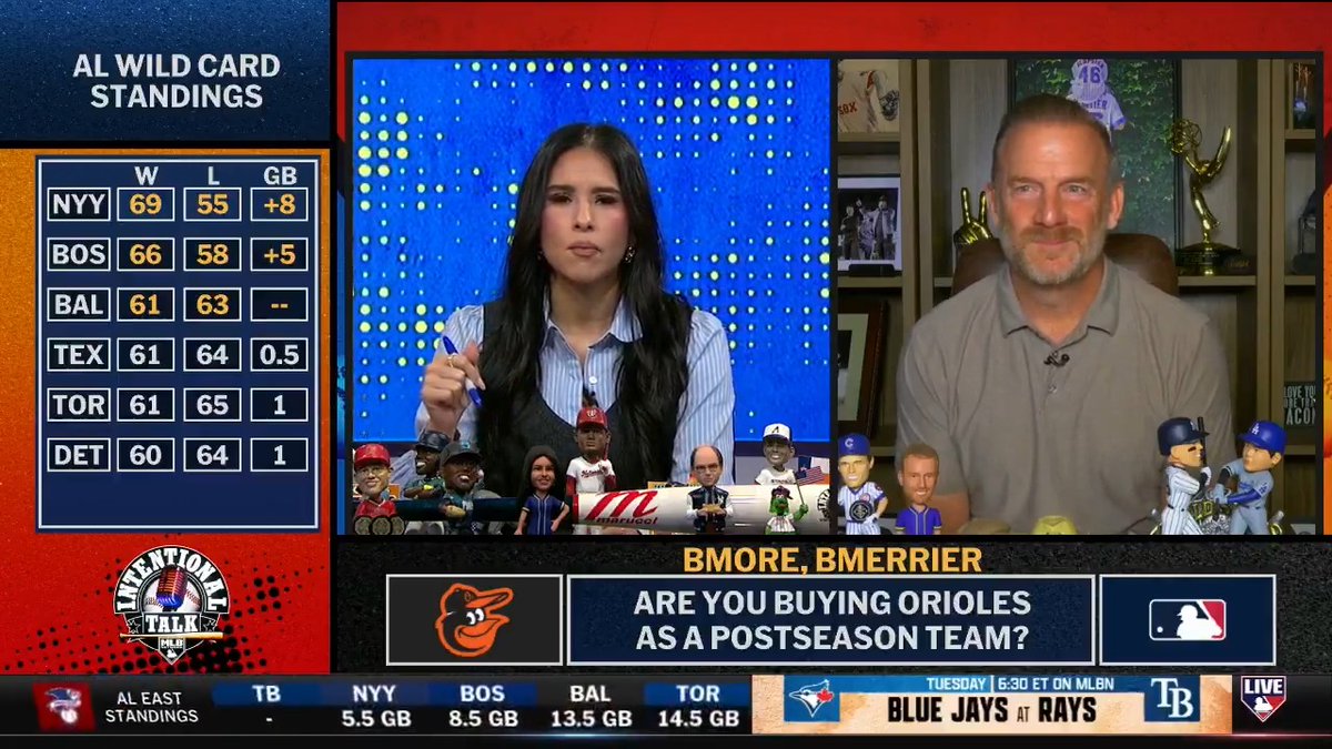 "They're doing it all, and they're getting contributions [from their stars]." The Orioles traded Adley Rutschman, yet are in possession of the third AL Wild Card spot after winning three straight at the Trop! RyanDempster | Siera Santos