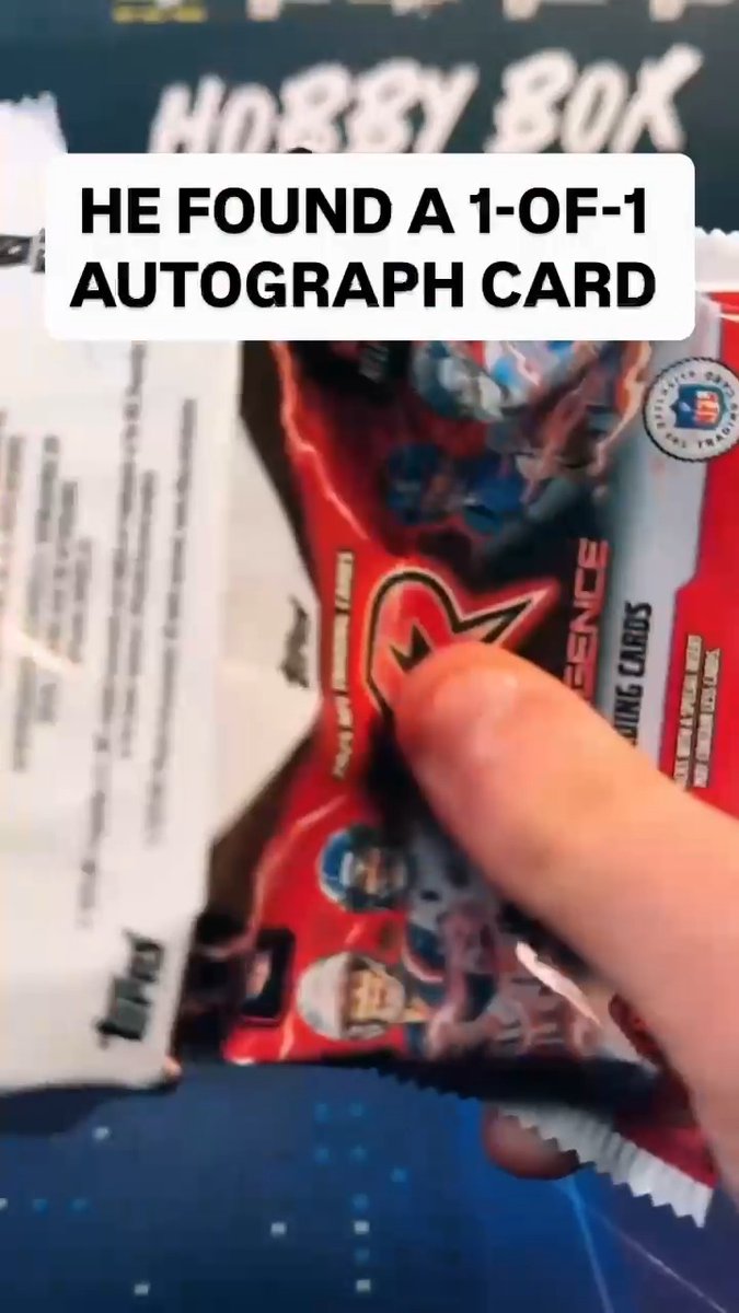 Imagine pulling a 1-of-1 auto of TOM BRADY! ๐คฏ Check out all the incredible football collectibles available now in our Weekly Auction: ๐ฅ: HobbyboxNY