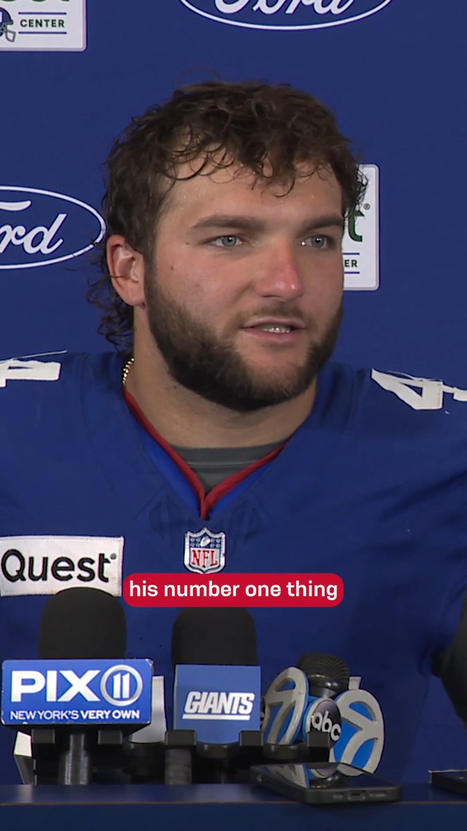 Cam Skattebo on his physicality and growth this training camp