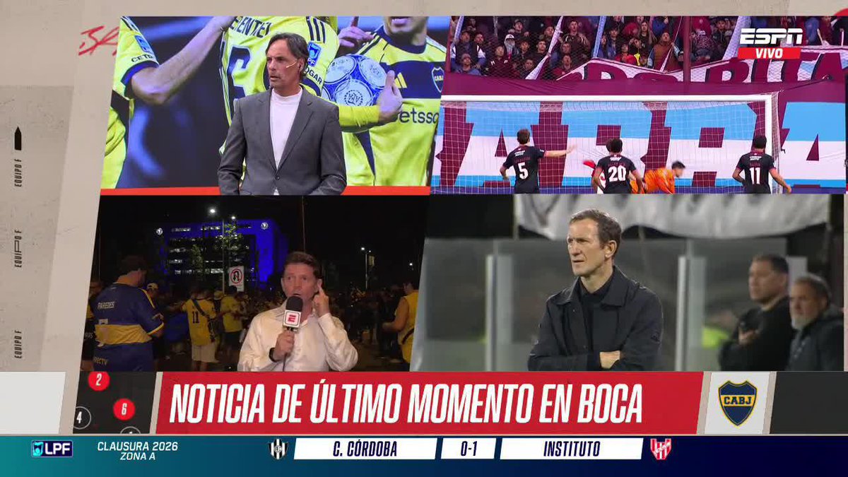ÚLTIMO MINUTO EN BOCA: El titular que podría no jugar mañana ante Recoleta por CONMEBOL #Sudamericana. La información de Diego Monroig. ▶️ Mirá #ESPNEquipoF en el Plan Premium de #DisneyPlus