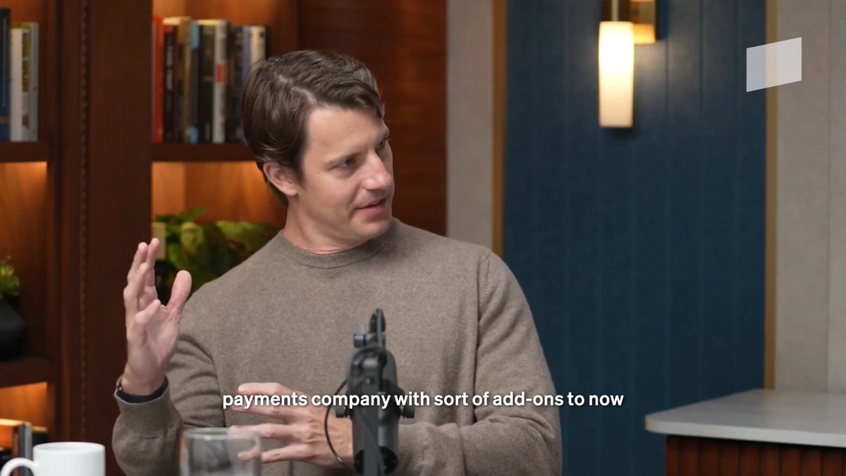 "We think of Stripe as having inverted its value proposition. We began as a payments company with add-ons. Today, we’re a multiproduct platform built around financial infrastructure. Everything we build is designed to help businesses grow by reducing friction and increasing their agency—to adapt their business models, operate in more countries, and move faster across everything that touches revenue and cash." Will Gaybrick David George a16z