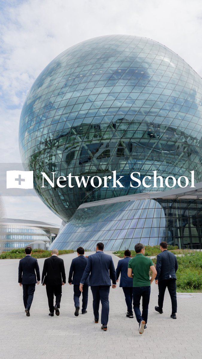 Network School is back. We’re up and running in the beautiful country of Kazakhstan, which combines high tech, low cost, brilliant people, a competent state, and plenty of space to build. So: if you want to build a techno-optimist society with us, apply to Network School.