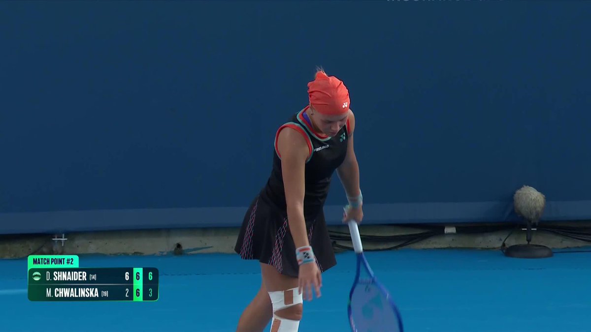 Big Emotion for a Big Win! 😤 Diana Shnaider defeats Chwalinska in straight sets. #CincyTennis