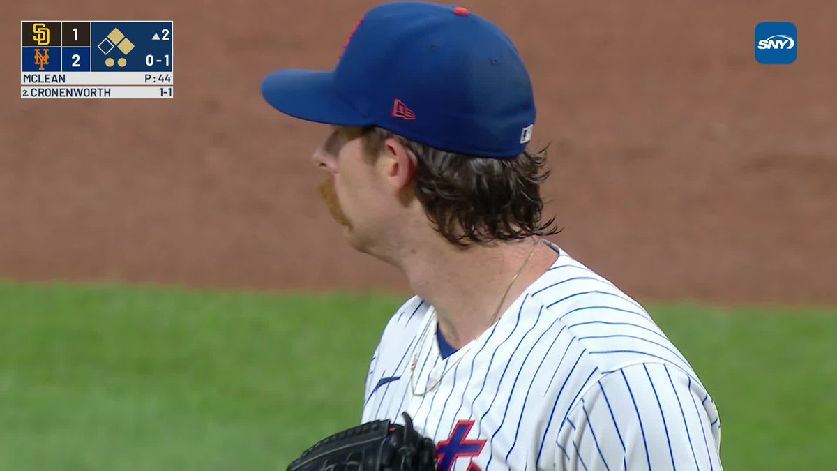 A.J. EWING'S TURN! The Mets have thrown out three Padres at the plate in the first two innings!