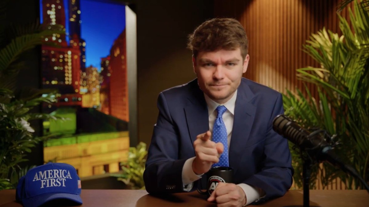 Nick Fuentes has a request for White House Deputy Chief of Staff Stephen Miller. "You need to assimilate, you arrogant Jew. Stephen Miller with his Jewish wife and his Jewish kids, and all they talk about is how Jewish and pro-Israel they are. Stephen Miller, people want to give him kudos because he's against brown people and black people, telling them to assimilate. Hey, you first, pal, you arrogant Jew."