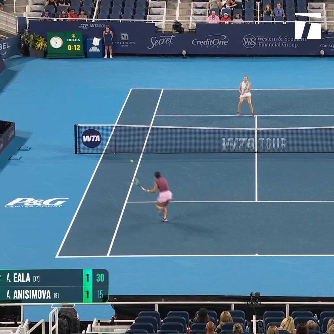 Did you hear? Alex Eala is FAST 🔥 #Cincytennis